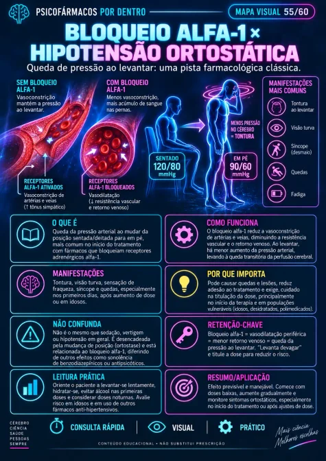 Exemplo de mapa visual de psicofarmacologia