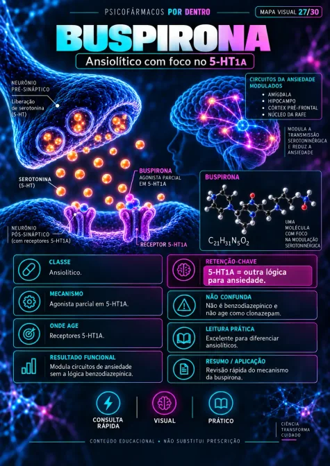 Exemplo de mapa visual de psicofarmacologia